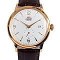 Orient Orient RA-AP0004S1  RA-AP0004S механические мужские часы белый циферблат, браслет кожаный — вид спереди
