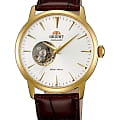 Orient Orient Automatic AG02002W  AG02002W механические мужские часы белый циферблат, браслет кожаный — вид спереди