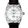 Certina Certina C006.407.16.031.00  C0064071603100 механические мужские часы белый циферблат, браслет кожаный — вид спереди
