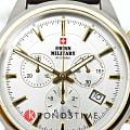 Swiss Military by Chrono Swiss Military by Chrono Sports Chronograph SM34107.15 кварцевые мужские часы часы крупный план серебристый циферблата