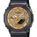 Casio Casio G-Shock GBM-2100RH-1A  GBM-2100RH-1A электронные мужские часы золотой циферблат, браслет пластик — вид спереди