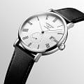 Longines Longines Elegant Collection L4.812.4.11.0 механические женские часы часы, крупный план белый циферблат
