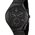 Rado Rado True R27814702  R27814702 кварцевые мужские часы  черный циферблат, браслет высокотехнологичная керамика — вид спереди