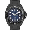 Wainer Wainer Sport WA.10921-D  WA.10921-D кварцевые мужские часы синий циферблат, браслет нержавеющая сталь с pvd-покрытием — вид спереди