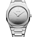 D1 Milano D1 Milano Ultra Thin UTBU07  UTBU07 кварцевые мужские часы серебристый циферблат, браслет нержавеющая сталь — вид спереди
