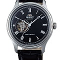 Orient Orient AG00003B (FAG00003B)  AG00003B механические мужские часы черный циферблат, браслет кожаный — вид спереди