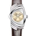 Hamilton Hamilton Ventura Auto H24515521  H24515521 механические женские часы  серебристый циферблат, браслет кожаный — вид спереди