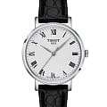 Tissot Tissot Everytime T143.210.16.033.00 Everytime T1432101603300 кварцевые женские часы белый циферблат, браслет кожаный — вид спереди