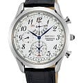 Seiko Seiko Conceptual Series Dress SPC253P1  SPC253P1 кварцевые мужские часы белый циферблат, браслет кожаный — вид спереди