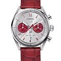 TAG Heuer TAG Heuer Carrera Chronograph CBN201H.FC6553  CBN201H.FC6553 механические мужские часы серебристый циферблат, браслет кожаный — вид спереди