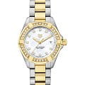 TAG Heuer TAG Heuer Aquaracer WBD1423.BB0321  WBD1423.BB0321 кварцевые женские часы  перламутровый циферблат, браслет сталь + золото — вид спереди