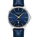 Certina Certina DS-8 Gent C045.410.16.041.00  C0454101604100 кварцевые мужские часы синий циферблат, браслет кожаный — вид спереди