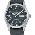 Seiko Seiko 5 Sports SRPH31K1S  SRPH31K1S механические мужские часы серый циферблат, браслет нейлон — вид спереди