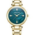 Kenneth Cole Kenneth Cole Classic KCWLG2236303  KCWLG2236303 кварцевые женские часы зеленый циферблат, браслет сталь с ip покрытием — вид спереди