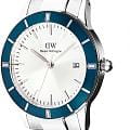 Оригинальные часы Daniel Wellington Daniel Wellington Iconic Paradigma Link Blue Bezel Silver DW00100818 кварцевые калибр механизма  общий вид