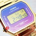 Casio Casio Vintage A168WERG-2ADF (A168WERG-2A), vintage япония мужские часы на браслете сталь с ip покрытием боковой вид