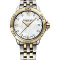 Raymond Weil Raymond Weil Tango 5960-STP-00995  5960-STP-00995 кварцевые женские часы перламутровый циферблат, браслет нержавеющая сталь с pvd-покрытием — вид спереди