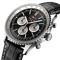 Breitling Breitling Navitimer B01 Chronograph 46 AB0137211B1P1 механические мужские часы часы крупный план черный циферблата