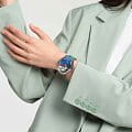 Swatch Swatch New Gent SUOZ363 кварцевые мужские часы часы крупный план цветной циферблата