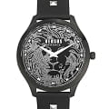  Versus Versace VSPVQ0420  VSPVQ0420 кварцевые женские часы черный циферблат, браслет кожаный — вид спереди