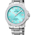 Jaguar Jaguar Woman J892/6  J892/6 кварцевые женские часы  бирюзовый циферблат, браслет нержавеющая сталь — вид спереди