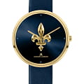Jacques Lemans Jacques Lemans Design Collection 1-2092i  1-2092i кварцевые женские часы синий циферблат, браслет кожаный — вид спереди