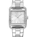 DKNY DKNY City Glitz DK1L003M0015  DK1L003M0015 кварцевые женские часы  серебристый циферблат, браслет нержавеющая сталь — вид спереди