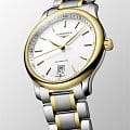 Longines Longines Master Collection L2.628.5.12.7 механические мужские часы часы, крупный план белый циферблат