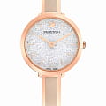 Swarovski Swarovski Crystalline Delight 5642218  5642218 кварцевые женские часы серебристый циферблат, браслет нержавеющая сталь с pvd-покрытием — вид спереди