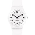 Swatch Swatch Gent Standard GW151O  GW151O кварцевые мужские часы  белый циферблат, браслет пластик — вид спереди