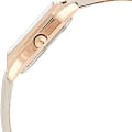 Anne Klein Anne Klein Leather 3968RGBH кварцевые женские часы часы крупный план бежевый циферблата