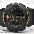 Casio Casio G-Shock GA-100CY-1ADR (GA-100CY-1A) япония наручные мужские часы заводная головка с логотипом Casio