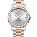 Hamilton Hamilton Viewmatic Auto H32655191  H32655191 механические мужские часы серебристый циферблат, браслет сталь c pvd покрытием — вид спереди