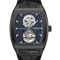 Kenneth Cole Kenneth Cole Automatic KCWGX0058802  KCWGX0058802 механические мужские часы синий циферблат, браслет кожаный — вид спереди