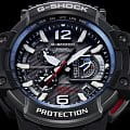 Casio Casio G-Shock GPW-1000-1A, g-shock япония мужские часы на браслете силикон боковой вид