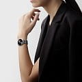 Longines Longines Elegant Collection L4.910.4.72.6 женские часы черный циферблат на запястье
