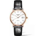 Longines Longines Elegant Collection L4.787.8.12.4 механические мужские часы часы, крупный план белый циферблат