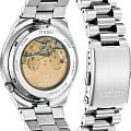 Citizen Citizen Tsuyosa NJ0150-81L механические мужские часы часы крупный план синий циферблата