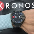 Diesel Diesel MS9 Chrono DZ4329  — задняя крышка металл сталь корпуса итальянские часы