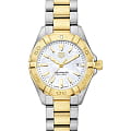 TAG Heuer TAG Heuer Aquaracer WBD1420.BB0321  WBD1420.BB0321 кварцевые женские часы  перламутровый циферблат, браслет сталь + золото — вид спереди