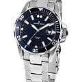 Jacques Lemans Jacques Lemans Sport 1-2089G  1-2089G механические мужские часы синий циферблат, браслет нержавеющая сталь — вид спереди