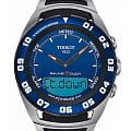Tissot Tissot T-Tactile Sailing-Touch T056.420.21.041.00 T Touch T0564202104100 кварцевые мужские часы  синий циферблат, браслет нержавеющая сталь — вид спереди