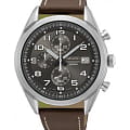 Seiko Seiko Conceptual Series Sports SSB275P1  SSB275P1 кварцевые мужские часы серый циферблат, браслет кожаный — вид спереди