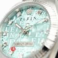 Philipp Plein Philipp Plein Date Superlative PWNFA0225 кварцевые женские часы часы крупный план голубой циферблата