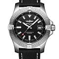 Breitling Breitling Avenger Automatic 43 A17318101B1X2  A17318101B1X2 механические мужские часы черный циферблат, браслет кожаный — вид спереди