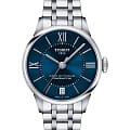 Tissot Tissot Chemin des Tourelles Powermatic 80 Lady T099.207.11.048.00 Chemin des Tourelles T0992071104800 механические женские часы синий циферблат, браслет нержавеющая сталь — вид спереди