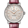 Breitling Breitling Navitimer Automatic 36 A17327211G1P1  A17327211G1P1 механические мужские часы бежевый циферблат, браслет кожаный — вид спереди