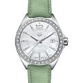 TAG Heuer TAG Heuer Formula 1 WBJ131A.FC8249  WBJ131A.FC8249 кварцевые женские часы белый циферблат, браслет кожаный — вид спереди