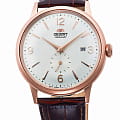 Orient Orient RA-AP0001S1  RA-AP0001S механические мужские часы белый циферблат, браслет кожаный — вид спереди