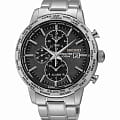 Seiko Seiko Conceptual Series Dress SPL049P1  SPL049P1 кварцевые мужские часы черный циферблат, браслет 18-каратное желтое золото — вид спереди